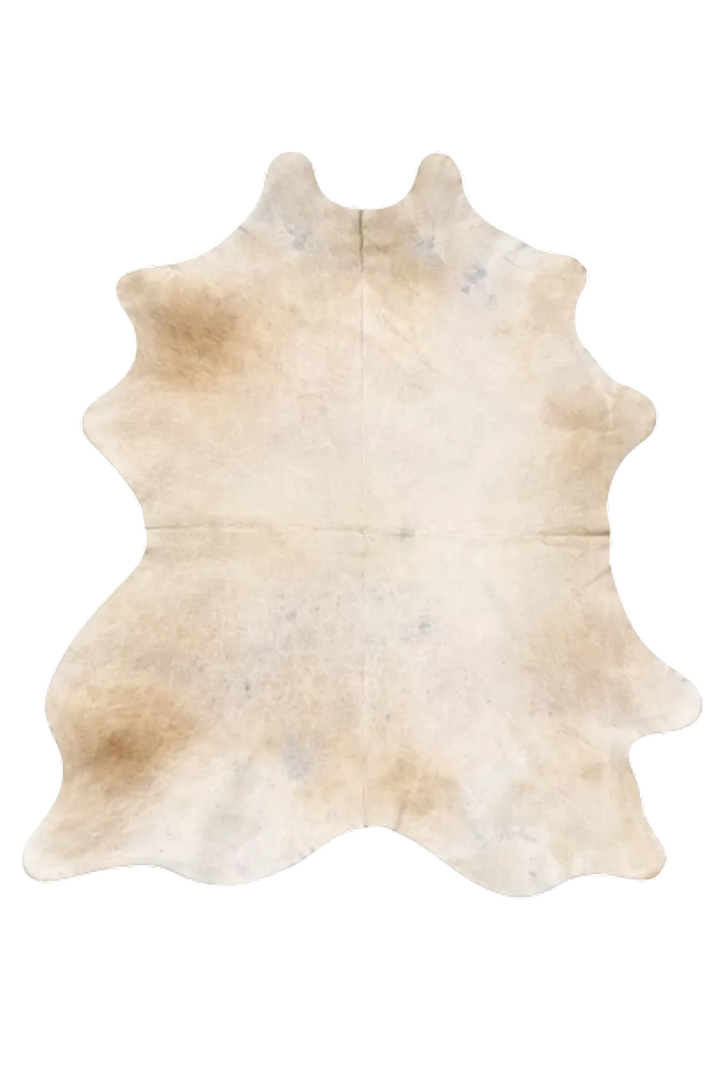 Madeleine Beige and White Cowhide Rug 8'2" L X 7'3" W
