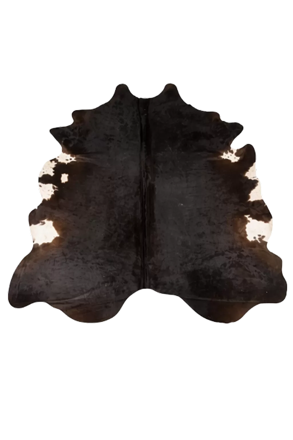 Lazlo Black Speckled Cowhide Rug 6'8" L X 5'11" W