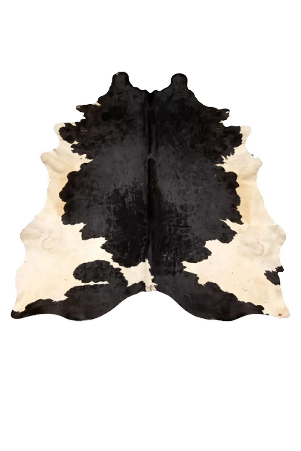 Audrey Black and White Cowhide Rug 8'3" L X 6'3" W