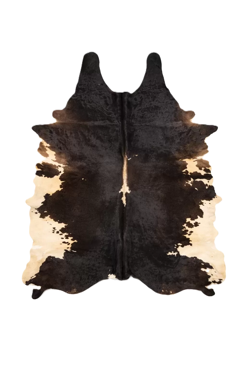 Heritage Tricolor Cowhide Rug 8'6" L X 6'8" W
