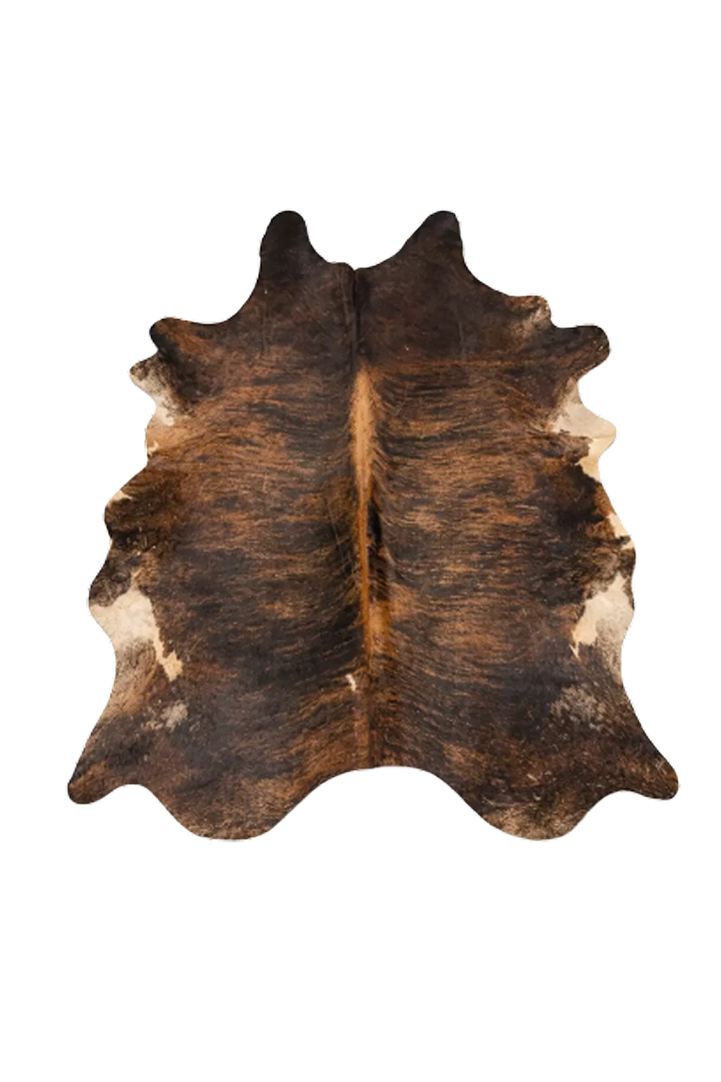  Brindle Cowhide Rug 6'8" L X 5'8" W