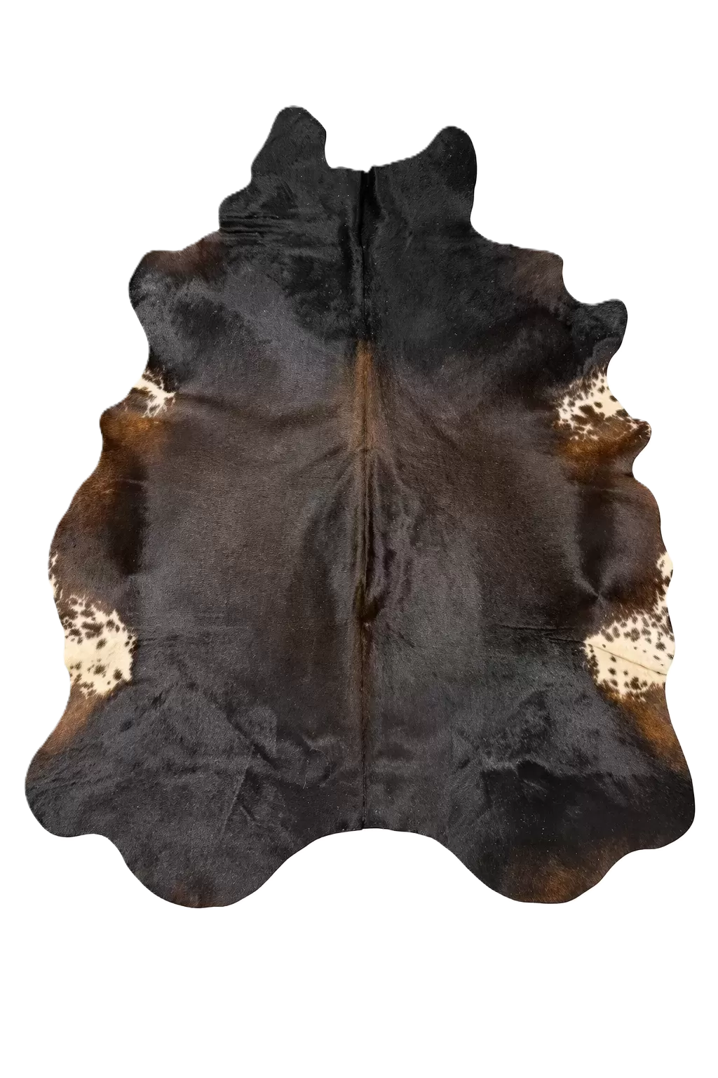 Heritage Tricolor Cowhide Rug 7'9" L X 6'1" W